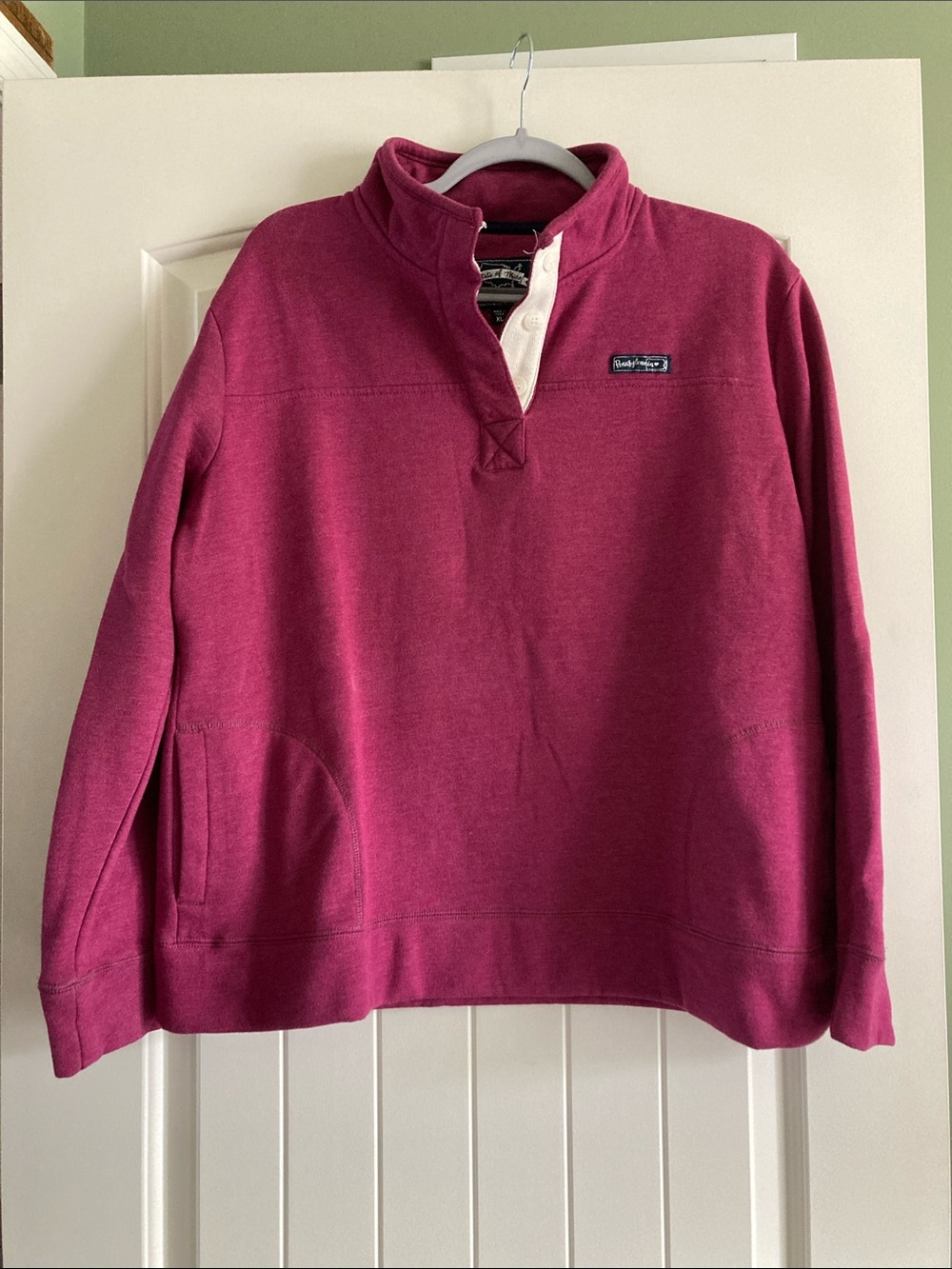 State of Mind Women's Magenta Cowl Pullover